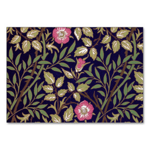 Numéro De Table William Morris Sweet Briar Art Nouveau Floral