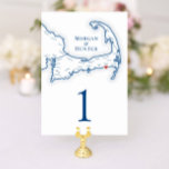 Numéro De Table Wychmere Beach Resort Harwich Port Mariage<br><div class="desc">Ces charmants Harwich Port, MA carte numéros de table sont parfaits pour votre réception de mariage de destination Cape Cod à Wychmere Beach Resort. Ils font également de grands numéros de table pour les dîners de répétition sur Cape Cod ou toute autre grande fête. La carte dessinée à la main...</div>