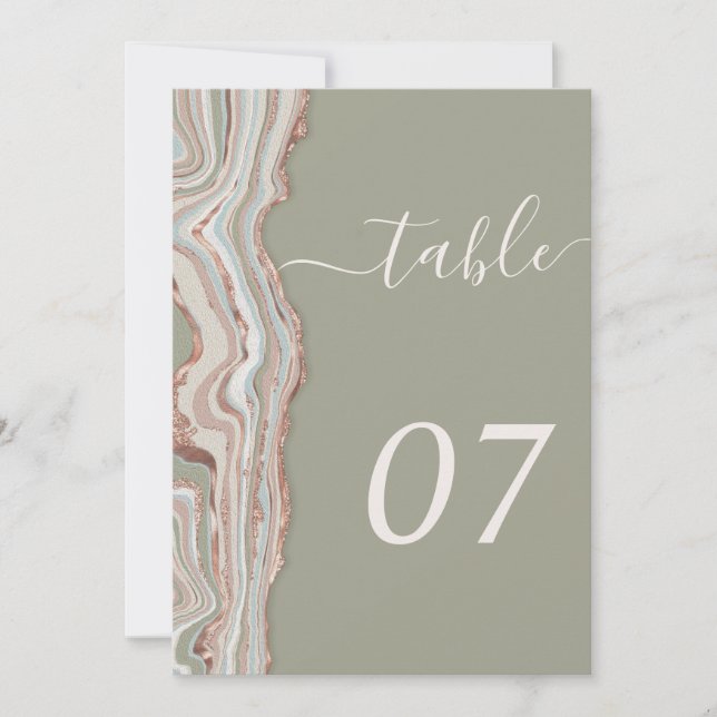 Numéro de tableau 5x7" (Devant)