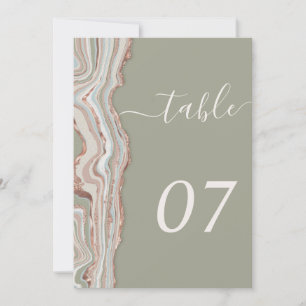 Numéro de tableau 5x7"