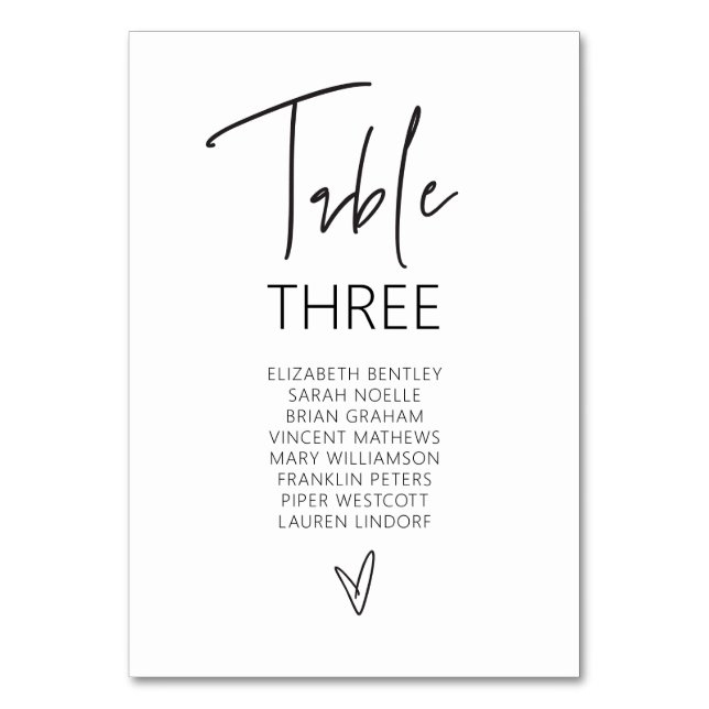 Numéro de tableau Carte de siège Mariage G400 (Par défaut)
