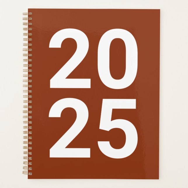 Numéro de typographie moderne en terre cuite perso (Devant)