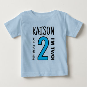Numéro Deux T-Shirt pour bébé garçon d'anniversair
