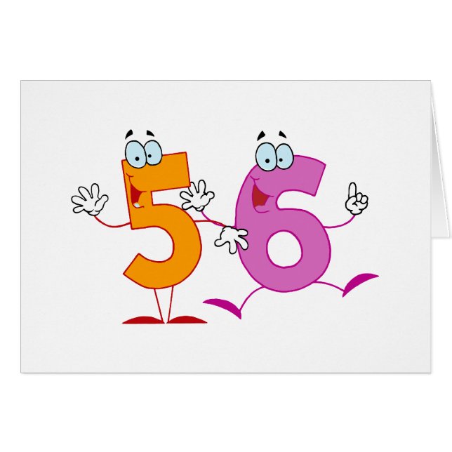 Numéro heureux 56 (Devant horizontal)