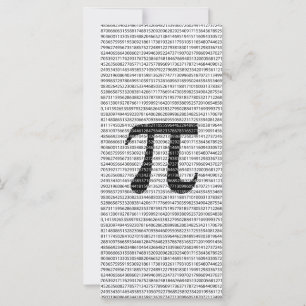 Numéro noir d'origine pi jour symbole mathématique