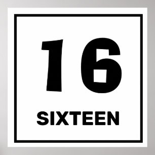Numéro noir seize Poster