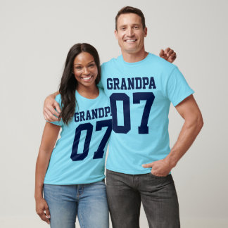 Numéro personnalisé Sports Jersey Grand-pa T-Shirt