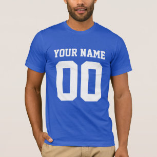 Numéro personnalisé T-shirt de football masculin