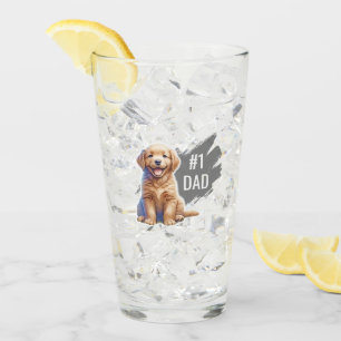 Numéro personnalisé Un papa boit du verre