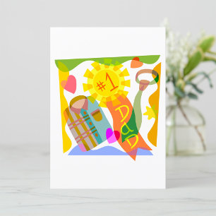 Numéro Un Papa Invitation