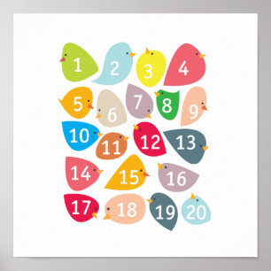 Numérobébés. Décoration de nurserie.