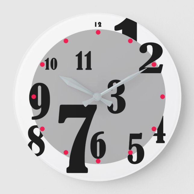 Numéros brouillés Horloge (Recto)