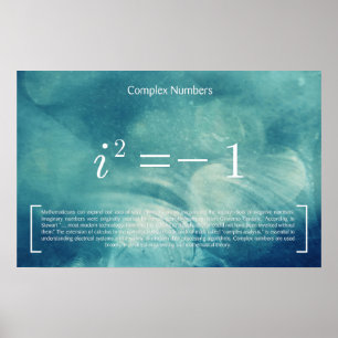 Numéros complexes - Poster mathématique