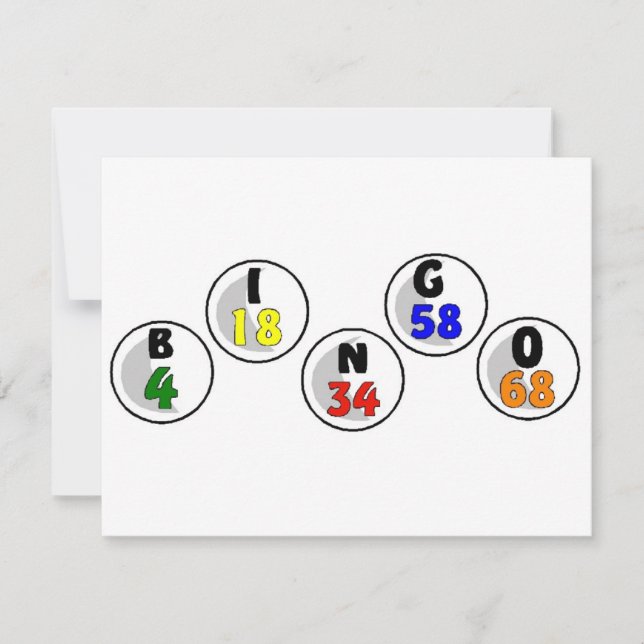 Numéros de Bingo (Devant)