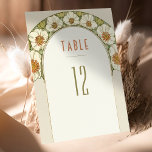 Numéros de table Art Nouveau vintage Mariage<br><div class="desc">Numéros de table de mariage Art Nouveau vintage par Alphonse Mucha dans un design floral, romantique et fantaisiste. Les fioritures victoriennes complètent les polices art déco classiques. Veuillez entrer vos informations personnalisées, et vous avez terminé. Si vous souhaitez modifier davantage le design, cliquez sur le bouton bleu "Personnaliser". Merci beaucoup...</div>