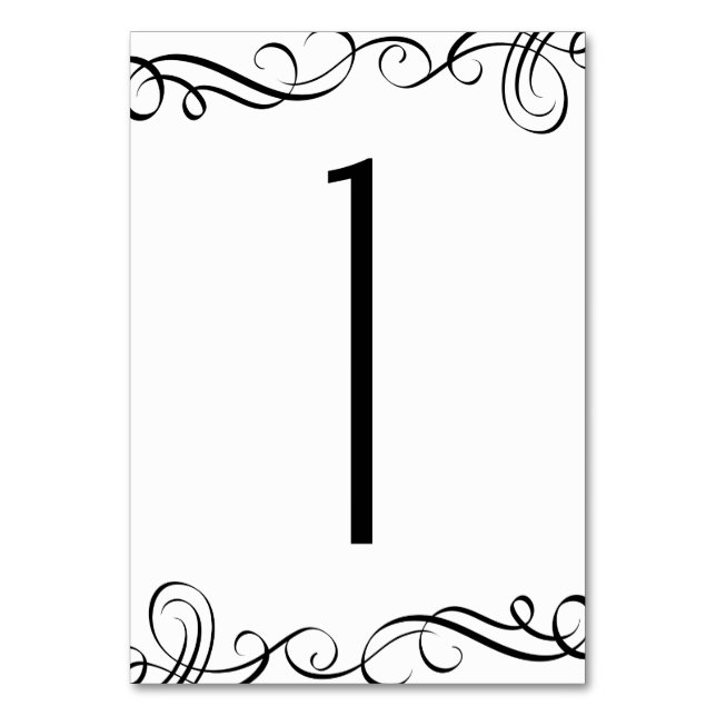 Numéros de table de mariage | Industriel élégant ( (Par défaut)