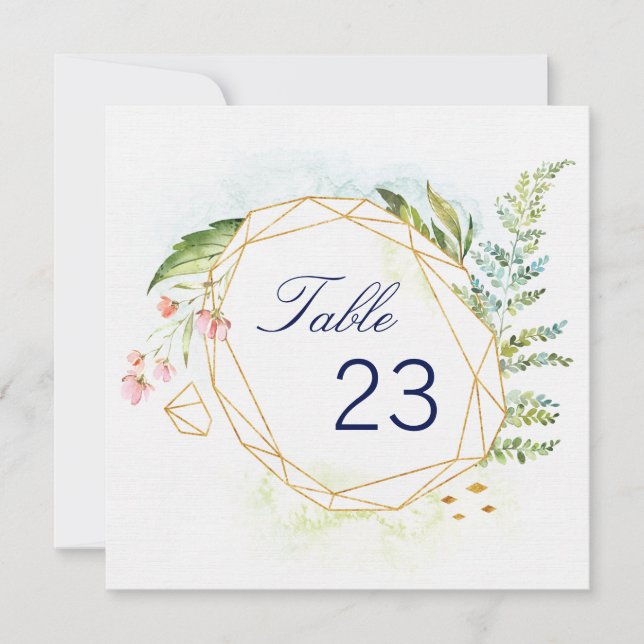 Numéros de table Geo Envy (Devant)