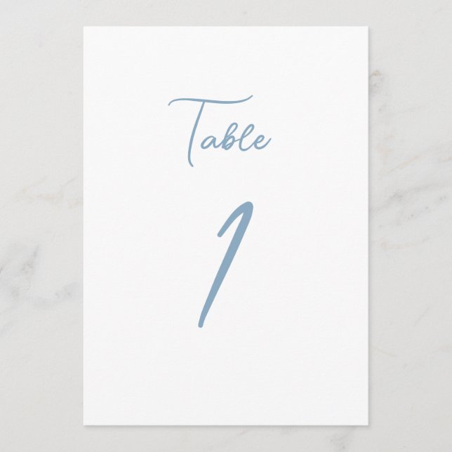 Numéros de table Printemps Fantaisie (Devant)
