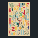 Numéros rétro - Affiches mathématiques<br><div class="desc">Numéros rétro - Affiches mathématiques</div>