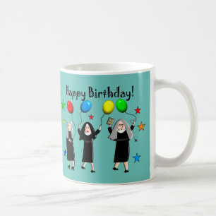 Nun Joyeux Anniversaire café Mug