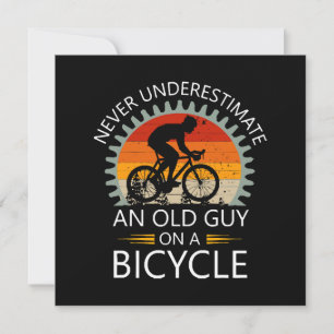 N'undermettez jamais un vieil homme à vélo