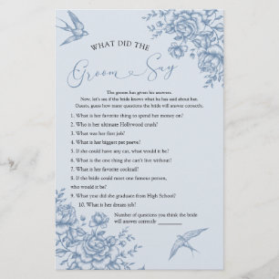 Nuptiale Dusty Blue Chinoiserie What Groom Say