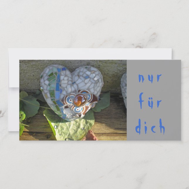 nur für dich_karte_mosaikherz (Devant)