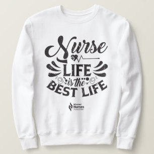 Nurse Life Sweatshirt de couleur claire