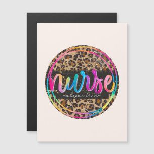 "Nurse - Love, Inspire, Heal" en couleur arc-en-ci