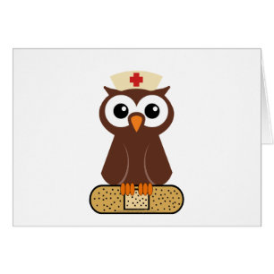 Nurse Owl (w/bandaid)