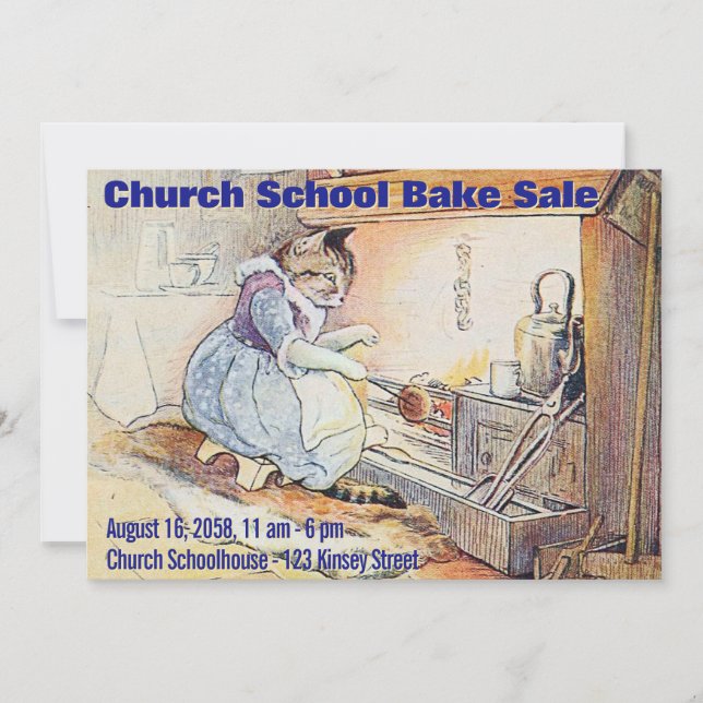 Nursery Rhyme Bake Sale Invitation (Devant)