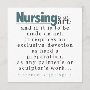 Nursing est une Faire-part de diplôme en art