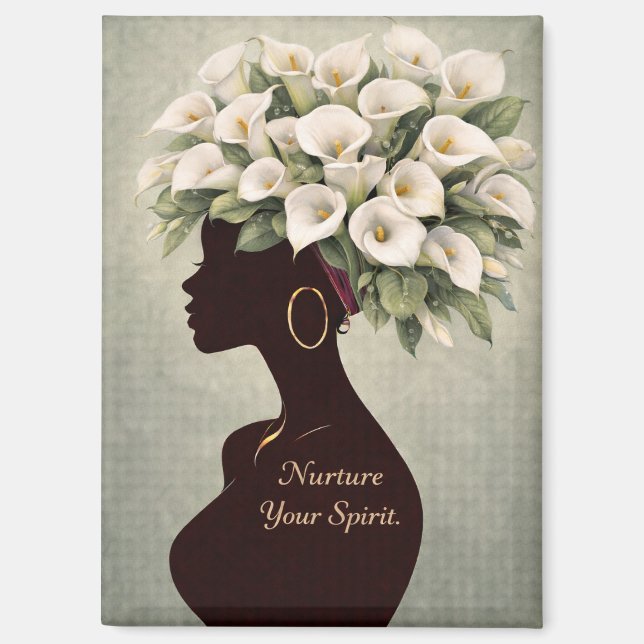 Nurture Your Spirit Inspirational Magnet (Recto)