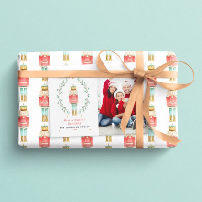 Nutcracker aquarelle botanique 1 photo Noël (Créateur téléchargé)