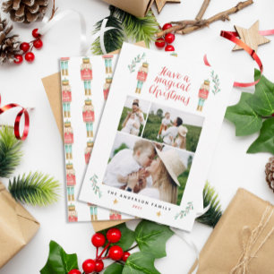 Nutcracker aquarelle botanique 3 photo Noël