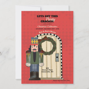 Nutcracker Christmas Party Invitation
