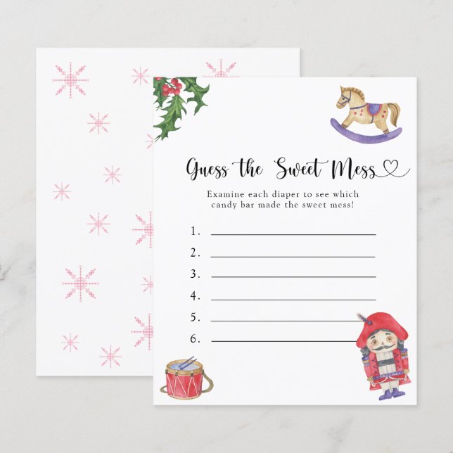 Nutcracker - Devinez le jeu Sweet Mess (Devant / Derrière)