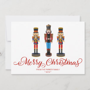 Nutcracker Fête de Noël Carte de voeux