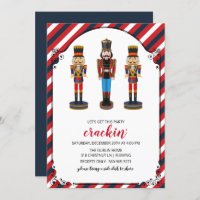 Nutcracker Fête de Noël Invitation