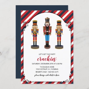 Nutcracker Fête de Noël Invitation