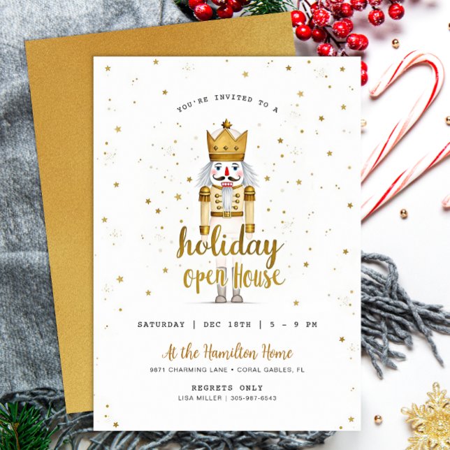 Nutcracker Holiday Open House Invitation (Holiday Open House Invitation)