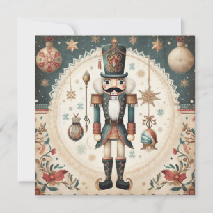 Nutcracker Joyeuse carte de voeux de Noël