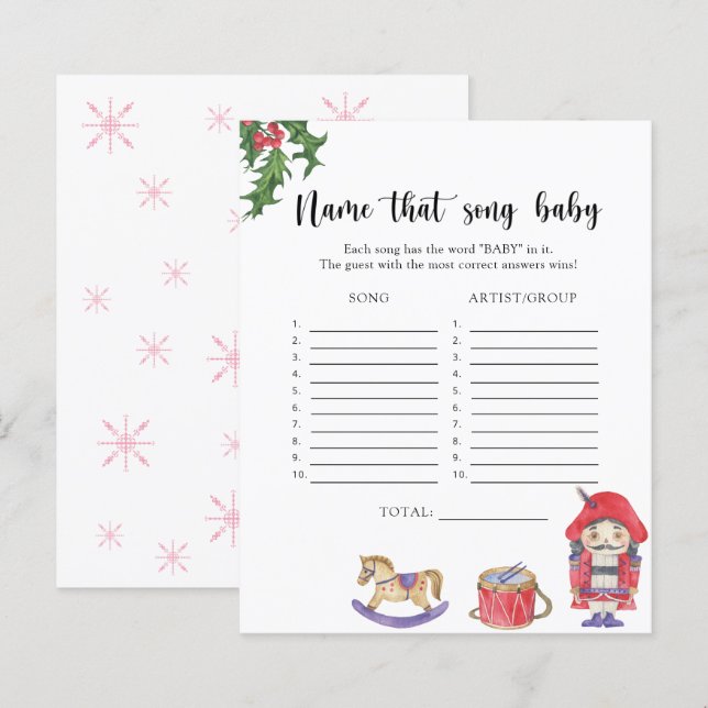 Nutcracker - Nom que Baby Song (Devant / Derrière)