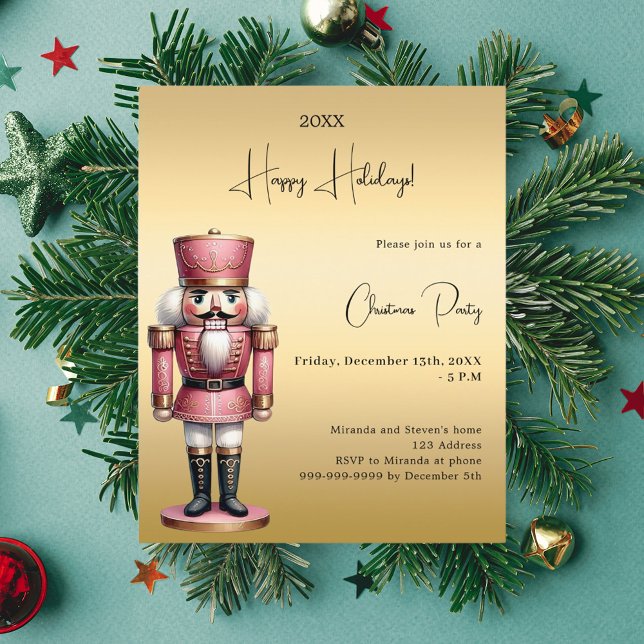 Nutcracker or Noël invitation (Créateur téléchargé)