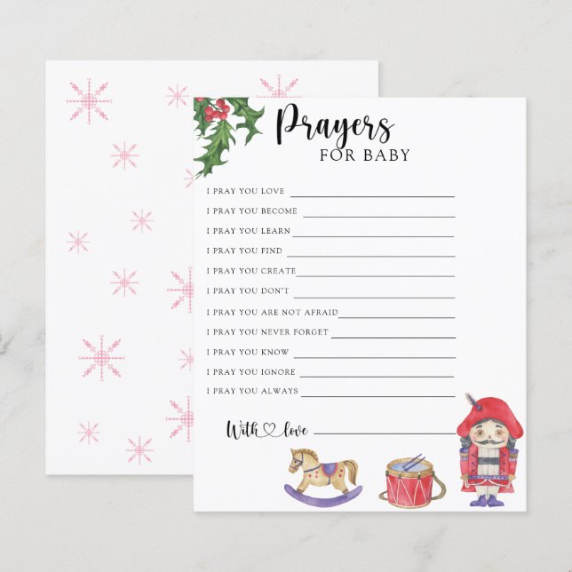 Nutcracker - Partie | prières pour bébé (Devant / Derrière)