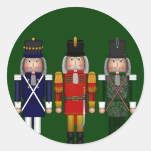 Nutcracker Trio, STICKERS VERT-ROND