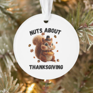 Nuts About Pie – Cute Yarn Squirrel Thanksgiving 