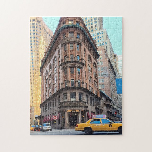 NY City Art Pittoresque Puzzles Dur Jigsaw Puzzle  (Vertical)