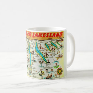 NY Finger Lakes Map Mug