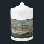 NY Voyage Grand Paddlewheel Bateau à vapeur Le Pèl<br><div class="desc">La grandeur d'une époque révolue attend à bord du Grand Steamboat Pilgrim, le champion incontesté des bateaux fluviaux en 1883. Exploité par la fameuse ligne Fall River, ce navire emblématique dominait autrefois les voies navigables, transportant des passagers dans un confort luxueux entre New York City, Boston, Newport et Fall River....</div>